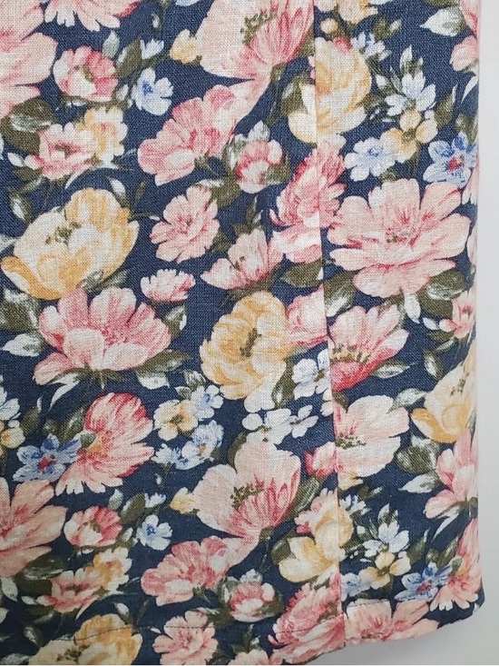 Abercrombie & Fitch Floral Off-Shoulder Mini Dress in Blue and Pink - Picture 2 of 4